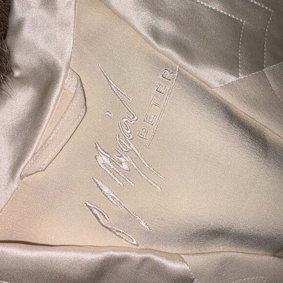 Vintage Peter Nygard Cream Blazer Sz L - Picture 7 of 7